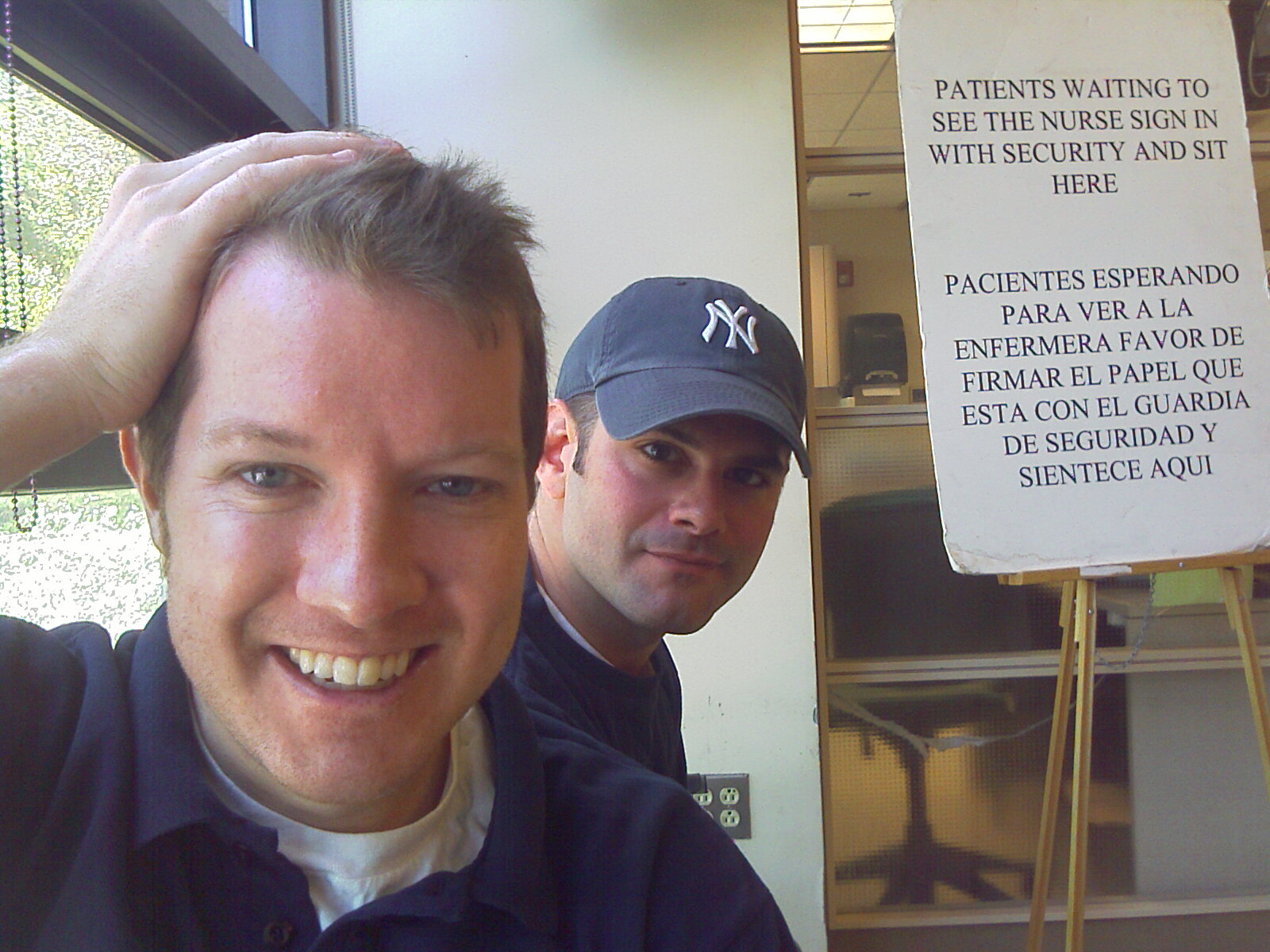 I have a head wound.