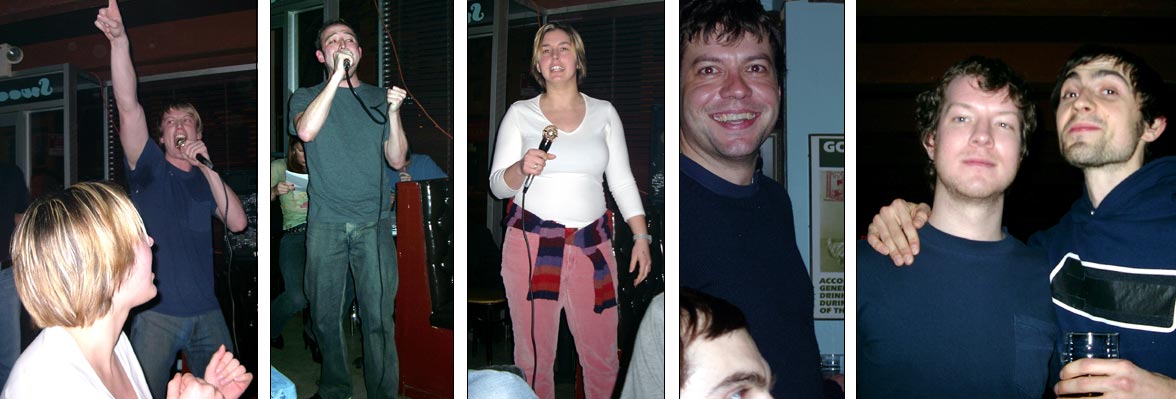 I stayed in last night