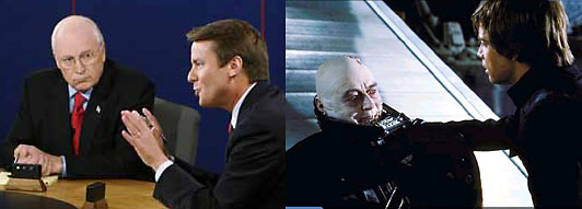 “Senator Edwards, I am your father!”