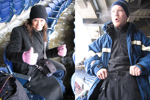 More snow than football