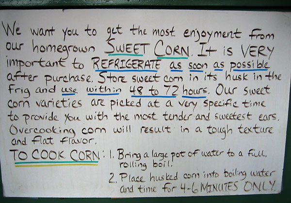 Sweet, Sweet Corn