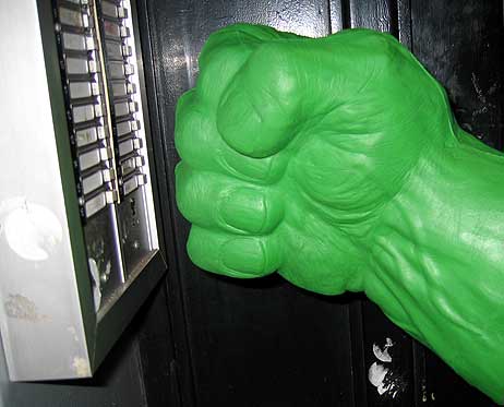 I had a visitor last night.