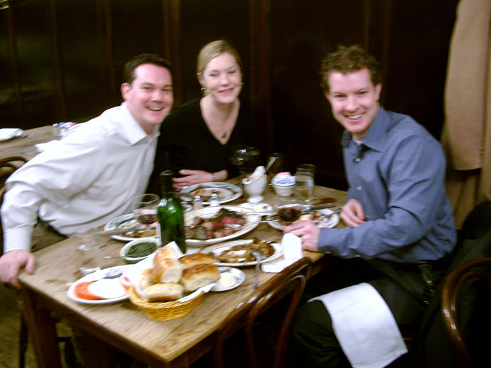 A shot of Dan, Kelly,