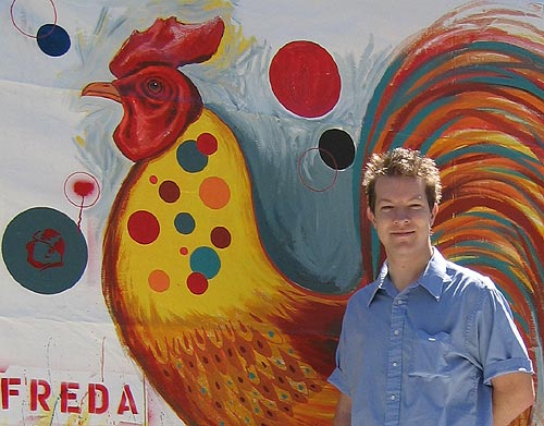 Here comes the rooster