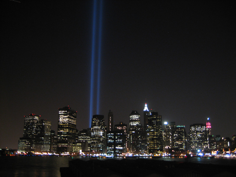 September 11th Memorial Above the Promenade