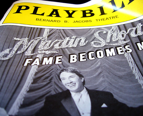 100 Words on Marting Short’s Broadway Show “Fame Becomes Me”