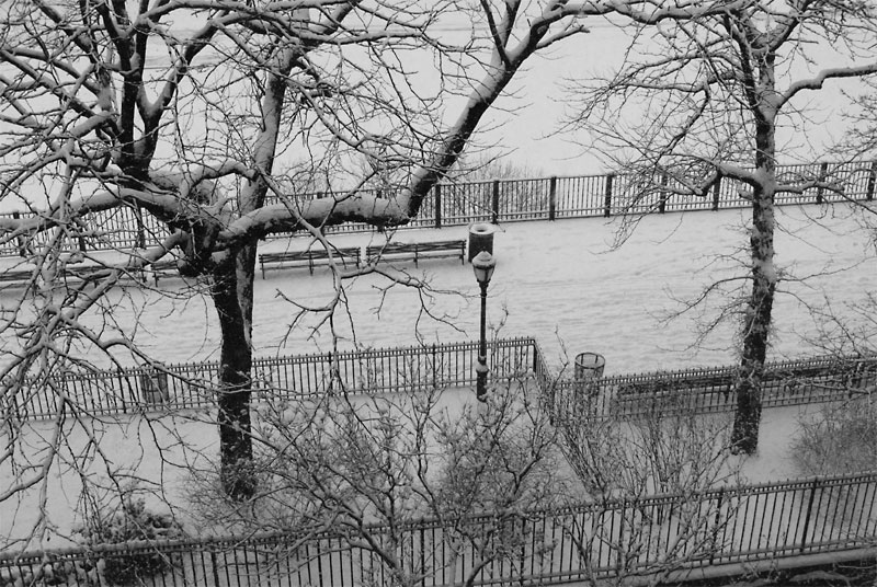 This is what snow looked like, children.