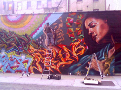 Mural Lady