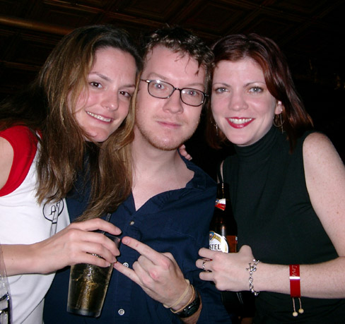 Karen, myself, and Tricia celebrating