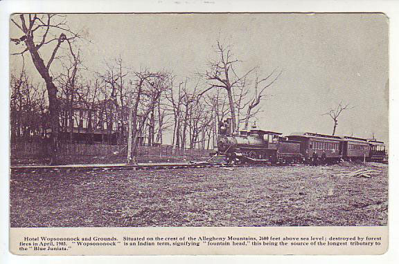 Hotel Wopsononock And Train