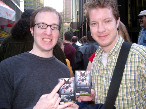 Erik aquired two free passes